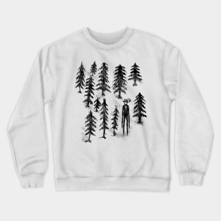 Shadowed Whispers: Slenderman's Forest Crewneck Sweatshirt